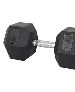 Činky Šesťhranná činka inSPORTline Hexsteel 35 kg