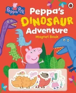 3D, magnetické, priestorové knihy Peppa Pig: Peppa’s Dinosaur Adventure: Magnet Book