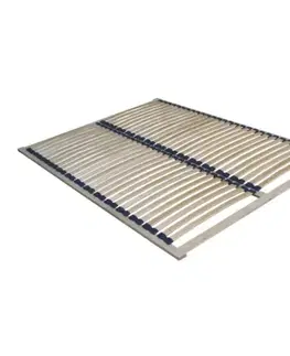 Rošty do postelí KONDELA Twinpack lamelový rošt 160x200 cm brezové drevo