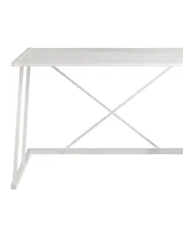 Písacie stoly Písací stôl Anemon - White