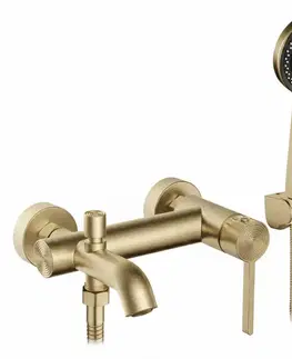 Kúpeľňové batérie REA - Vaňová batéria FOSTER Gold Brush REA-B6445
