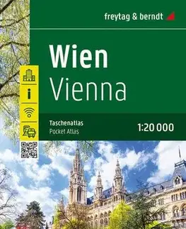 Európa Viedeň 1:20 000 - vreckový atlas