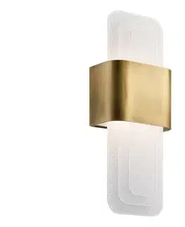 Svietidlá Elstead Kichler KL-SERENE-LED-W-NBR - LED Nástenné svietidlo SERENE LED/16W/230V mosadz KL-SERENE-LED-W-NBR