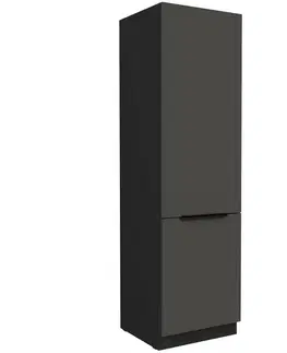 Kuchynské skrinky stojace Kuchynská skrinka Aria-Gr/Bl Anti Fingerprint 60dk-210 2f