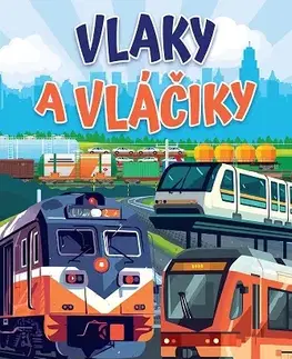 Nalepovačky, vystrihovačky, skladačky Vlaky a vláčiky
