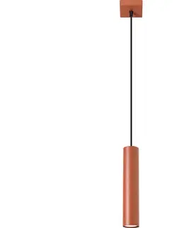 Svietidlá  SL.1489 - Luster na lanku LAGOS 1xGU10/10W/230V červená SL.1489