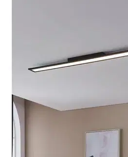 Svietidlá Eglo 900822 - LED Stropné svietidlo SALOBRENA LED/38W/230V 120x10 cm čierna 900822