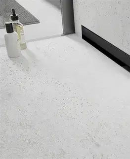 Sanitárna keramika MEXEN - Flat Wall odtokový žľab stena 2v1 120 cm čierna (1730120) 2. akosť