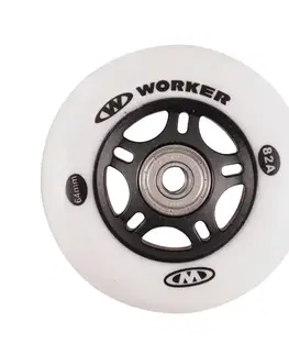In-line kolieska In-line kolieska WORKER 64mm a ložiská ABEC-5 chrome - Set 4 ks