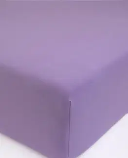 Plachty MKLozkoviny.sk Jersey plachta s elastanom Deluxe 120 × 200 cm – levanduľová