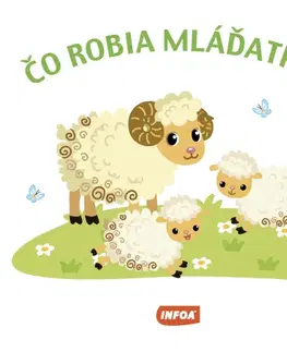 Leporelá, krabičky, puzzle knihy Čo robia mláďatká?