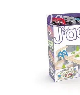 Vláčiky a autíčka J'ADORE Železnica veľký set J'ADORE