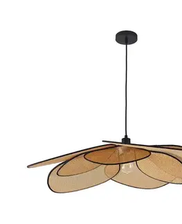 Svietidlá  Luster na lanku TOBAGO 1xE27/20W/230V pr. 100 cm béžová 331199