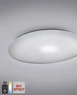 Moderné lampy do obývačky Stropné svietidlo prisadené Star Effect RGB 50cm