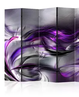 Paravány Paraván Purple Swirls Dekorhome