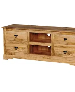 TV stolíky TV stolík Guru 150x60x45 indický masív mango