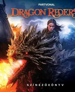 Maľovanky pre dospelých Dragon Riders - Felnőtt színezőkönyv