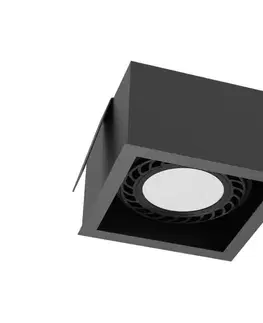 Svietidlá - Brosline 3272 - Podhľadové svietidlo CAGE 1xGU10/18W/230V čierne 3272