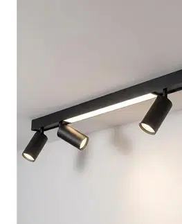 Svietidlá BRILAGI - LED Bodové svietidlo SELE 4xGU10/30W/230V + LED/20W čierna WO-LEDSELE90-02-OEM