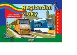 Nalepovačky, vystrihovačky, skladačky Regionální vlaky - Jednoduchá vystřihovánka