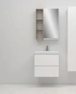 Kúpeľňový nábytok CERSANIT - SET B275 MODUO-IN 60 BIELE DSM (Skrinka + umývadlo) S801-314-DSM