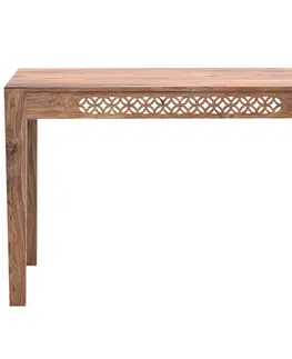 Jedálenské stoly Jedálenský stôl Mira 120x90 indický masív palisander