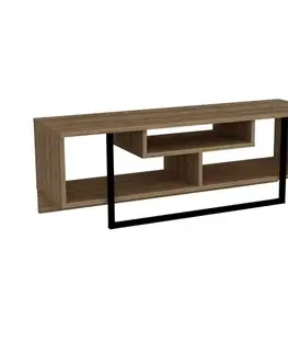TV stolíky TV stolík Asal (120) - Walnut, Black