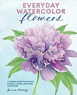Umenie - ostatné Everyday Watercolor Flowers - Jenna Rainey