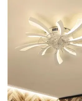 Ventilátory BRILAGI LED stmievateľné svietidlo s látorom 50W 230V 3000-6500K biele+DO WF-OSD-021-WHT