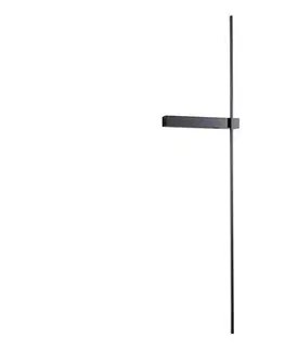 Svietidlá Redo 01-2201 - LED nástenné svietidlo TANGENT LED/14W/230V 3000K čierna 01-2201