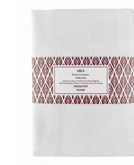 Záclony do obývačky Záclona na páske  ARIA polyester biela 400x120 Merkury Home