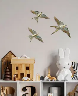 Bytové doplnky a dekorácie Dekoratívny doplnok na stenu Flying Swallow - 1
