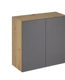 Kuchynské skrinky visiace Skrinka do kuchyne Langen G80 grey
