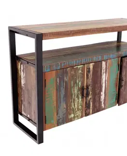 Komody Komoda Retro 140x90x45 recyklované mango
