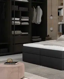 Postele ArtElta Manželská posteľ AMBER Boxspring | 180 x 200 cm Farebné prevedenie AMBER: Soft 11