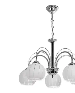 Svietidlá  Luster na reťazi 5xE27/60W/230V LM4774-5 CR