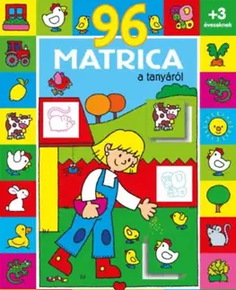 Nalepovačky, vystrihovačky, skladačky 96 matrica a tanyáról