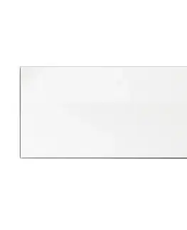 Kuchynské horné skrinky KONDELA Line White G60OK horná kuchynská skrinka biela / dub sonoma