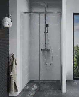 Sprchovacie kúty MEXEN - Apia posuvné sprchové dvere 110, transparent, chróm 845-110-000-01-00