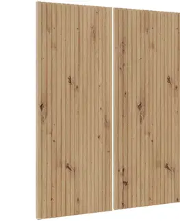 Kuchynské skrinky Čelo skrinky Luxeo F14-G80(100) ryfla dub
