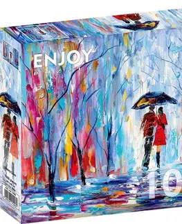 1000 dielikov Enjoy Puzzle Daždivá láska 1000 Enjoy