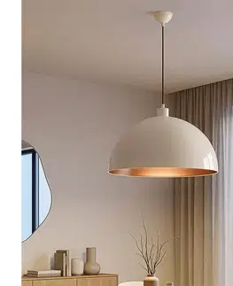 Svietidlá BRILAGI - LED luster na lankách METALO 1xE27/40W/230V pr. 60 cm béžová/medená 118OPV1125