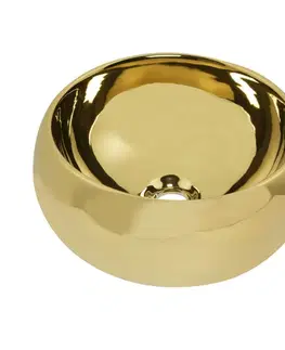 Umývadlá KERRA - Umývadlo na dosku KR-802 Gold (zlaté) 5907548115997