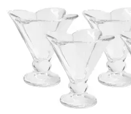 Poháre MAKRO - Pohár na zmrzlinu sklenený 6ks, 12,3x11,5cm