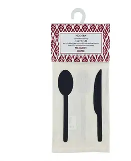 Dekorácie a bytové doplnky Utierky MODERN  2 ks čierna