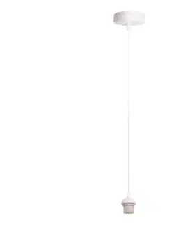 Predlžovacie káble BRILAGI - Napájací kábel PARTY 1xE27/60W/230V, priemer 10 cm, biela 8590828061311