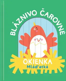 Leporelá, krabičky, puzzle knihy Bláznivo čarovné okienka: Mláďatká