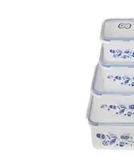 Dózy na potraviny MAKRO - Dóza sada 4 ks 18,15,13,10 cm