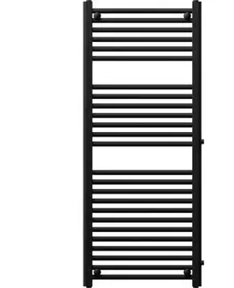Radiátory do kúpeľne MEXEN - Mars vykurovací rebrík/radiátor 1200 x 500 mm, 528 W, čierna W110-1200-500-00-70-S