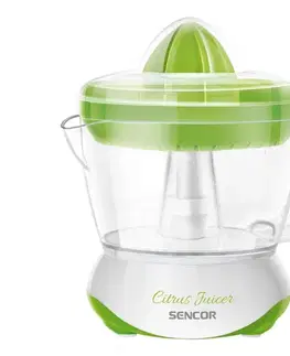 Predlžovacie káble Sencor - Elektrický lis na citrusy 0,7 l 40W/230V biela/zelená 41004196